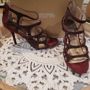 Michael Kors Heels, Size 8 1/2 Color Cinnabar